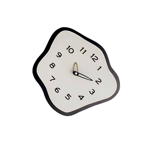 Reloj de pared de acrílico blanco con diseño sofisticado para la decoración de interiores 7