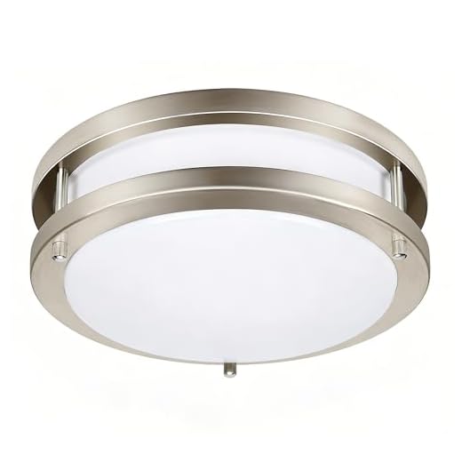 Drosbey 36W LED Ceiling Light Fixture, 13in Flush Mount Light Fixture, Ceiling Lamp for Bedroom, Kitchen, Bathroom, Hallway, Stairwell, Super Bright 3200 Lumens, 5000K Daylight White