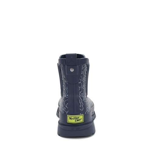 Western Chief Women's Waterproof Chelsea Ankle Rain Boot with Elastic Gore and Rubber Lug Outsole – Stylish and Functional for Rainy Days3