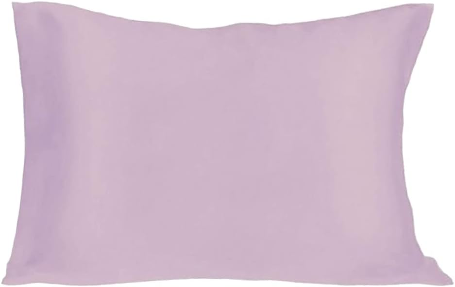 Spasilk Pure Silk Pillowcase, Charmeuse Silk Pillowcase, Hypoallergenic Pillowcase, Queen Sized, Lavender
