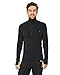 Produktbild DANISH ENDURANCE Merino Shirt Halfzip, Premium Thermo-Unterwäsche, Temperaturregulierend, Weich, für Herren Schwarz Half Zip L