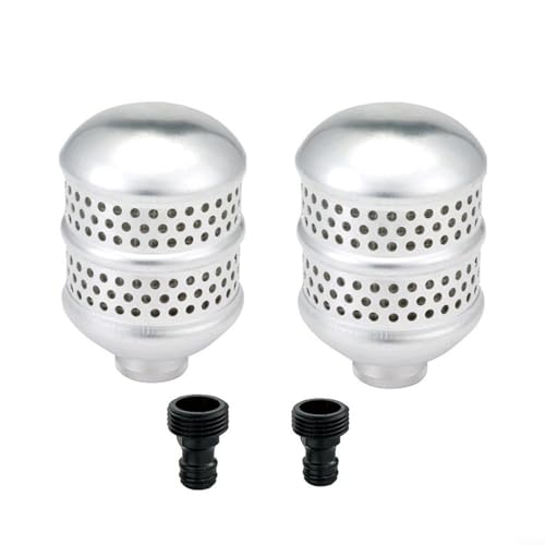 livre Gettimore Lot de 2 têtes d'arrosage en aluminium avec filetage de 1,9 cm pour arbres, arbustes, parterres de fleurs