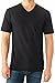 Fruit of the Loom Select Men's V-Neck T-Shirts Classic Fit Wicks Moisture Tagless 5-Pack Black Large, Blacks