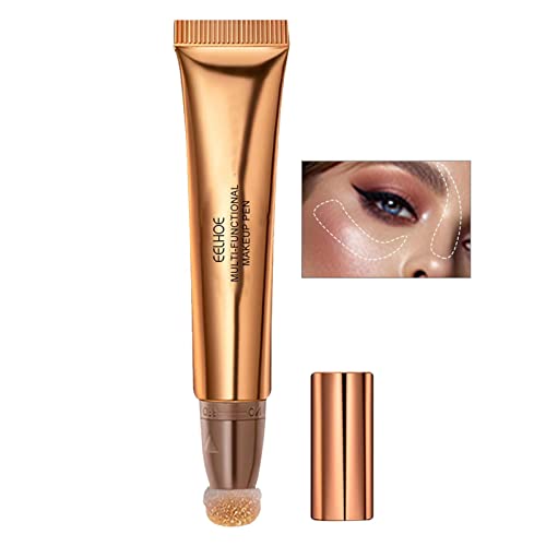 Bastão Iluminador | Bastão de Contornos Líquidos de Acabamento Fosco Cremoso Suave com Aplicador de