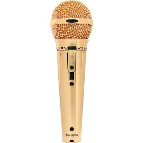 VocoPro, 1 Microphone, 3.5 mm Jack, Gold, MK-58 PRO (MK58PRO)