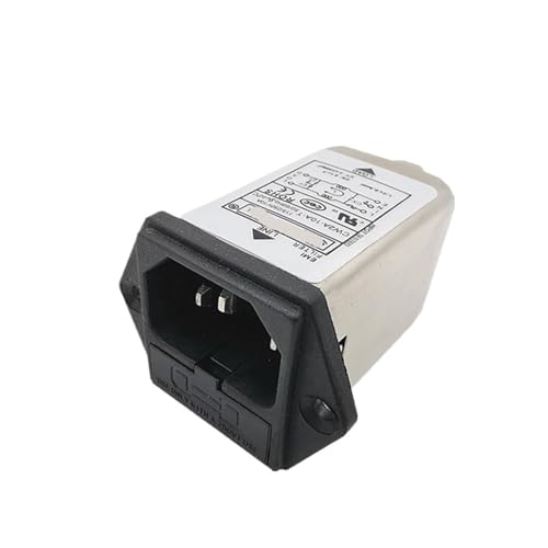 Interrupteur rouge avec filtre secteur CW2B-06A-T et prise de fusible intégré 6A 10A