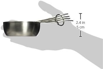 Amco Advanced Performance Measuring Cups Baking Supplies, Multisizes, Silver