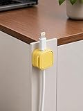 4 Pack Magnetic Cable Clips for Desk, Charging Wire Organizer Holder for USB Cords Earphone Cables and Phone Charger Wires