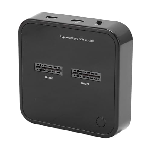 GOWENIC K3016S G1 Bay M.2 SATA Protocol Hard Disk Duplicator, Support One Key System Disk Copy Function, Support One to One Hard Disk Offline Copy Data Transfer for M.2 SATA (US