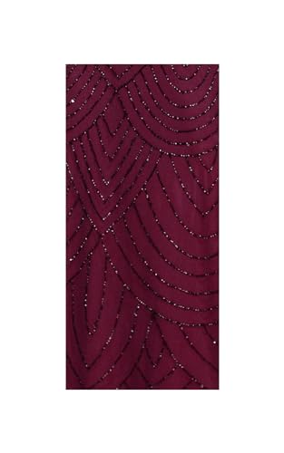 Image of Adrianna Papell Womens Halter Blouson Beaded Gown