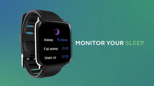 3Plus Vibe Lite Smartwatch Built-in Fitness Tracker with Heart Rate and Blood Oxygen Monitor,Sleep Monitor IP68 Waterproof HD Color Touchscreen for Men Women Compatible - Thumbnail 4