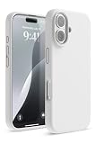 【elago】iPhone16用 シリコン耐衝撃ケース 指紋防止 ホワイト