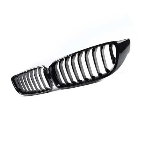 Grille calandre BMW Série 4 F82 M4 2013-2017 double barres noir brillant