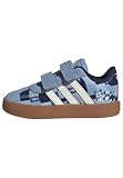 Adidas Unisex-Baby Adidas x Disney Mickey Mouse Vl Court, Ash Blue/Off White/Crew Blue, 8