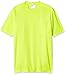 Key Apparel Men's Short Sleeve Enhanced Visibility Waffle Weave Pocket Tee Shirt, Hi-vis, Large-Regular