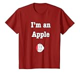 I'm an Apple | Adult Kids Costume Funny Halloween 2022 T-Shirt