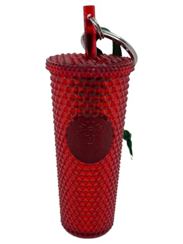 Gobelet Starbucks ornement rouge festif porte-clés tasse de collection pour sac et clés