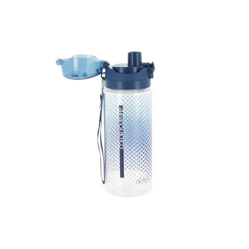 Gourde Herlitz 500 ml bleue compacte et légère avec bouchon à vis