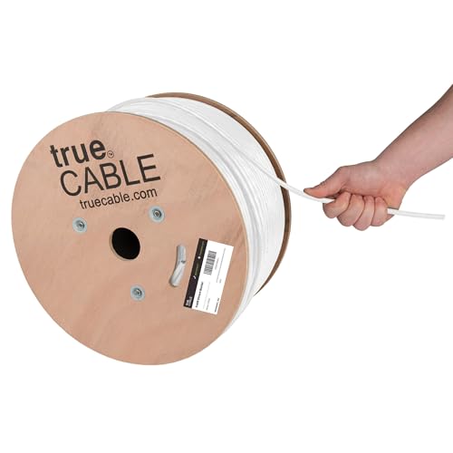Câble Ethernet Cat6 à enfouir direct étanche blanc trueCABLE