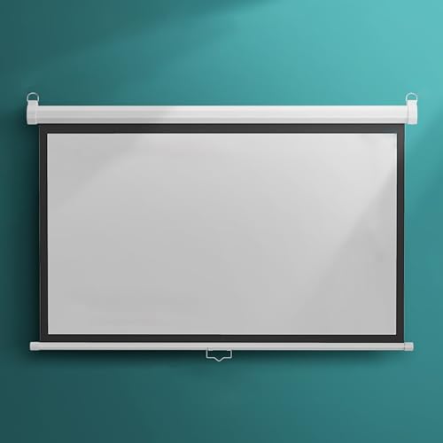 Pantalla manual retráctil para proyector 60 pulgadas