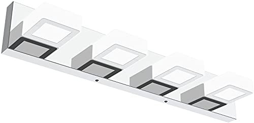 Image of Ralbay LED Modern Vanity Light Bathroom Vanity Lights Over Mirror Acrylic Bathroom Wall Light Fixtures Cool White 6000K