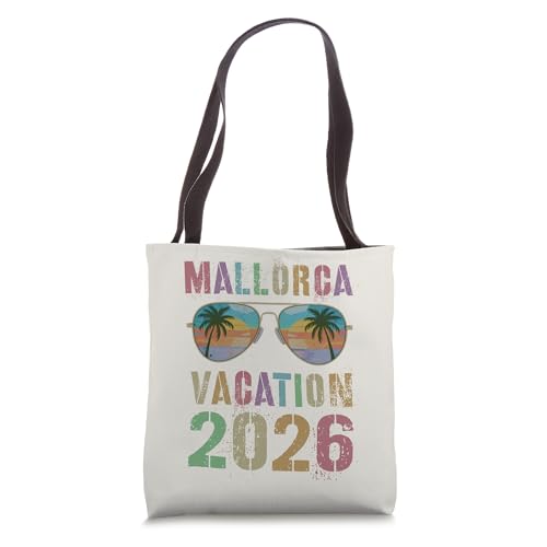 Cute MALLORCA VACATION 2026 My Travel Beaching Trip Matching Tote Bag