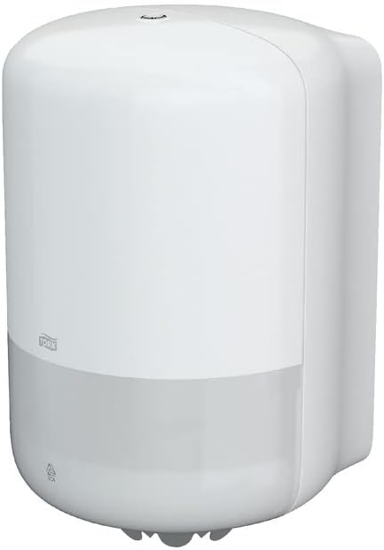 Tork W5526 Centrefeed Dispenser White M2, Robust Design, Elevation Range, 559000, 239mm x 360mm x 227mm