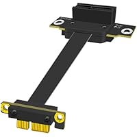 GLOTRENDS 100mm PCIe 3.0 X1 Cable Riser para M.2, WiFi,