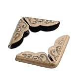100 Stück 15 X 3 Mm, Antikes Messing, Metall, for Bücher, Scrapbooking, Notizbücher, Alben, Menüs, Ordner, Eckenschutz, Bronzeton(Bronze)