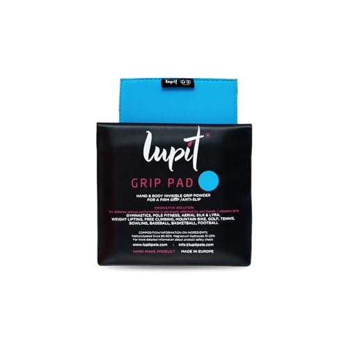 Lupit Grip Azul, UNA Pieza – Agarre para múltiples Deportes y Pole Dance con 1600 pestañas para un Control de Agarre óptimo