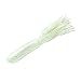 Yum Lures YT426 Tube Fishing Bait, White/Silver Flake, 4"
