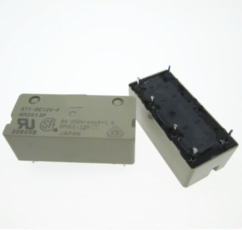 Relais ST1-DC12V commutation stable 12VDC DIP6 lot de 2