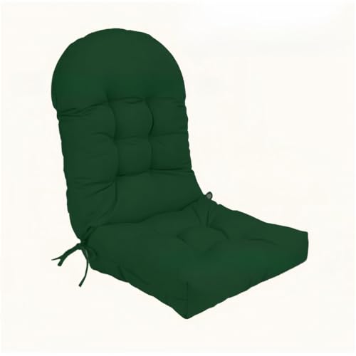 Coussins de chaise à bascule bleu marine épais avec attaches pour fauteuil jardin