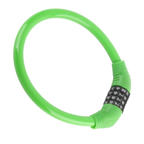 Bike Cable Lock, 10000 Kinds Interlocking Anti Theft Lock and for Bike Motorcycle Door Gate Outdoor (Green)