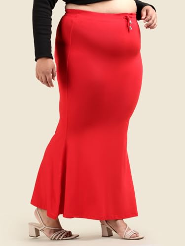 Image of TWIN BIRDS Super Soft Viscose Elastane Fabric Saree Skirt /Shaper /Shapewear for Women