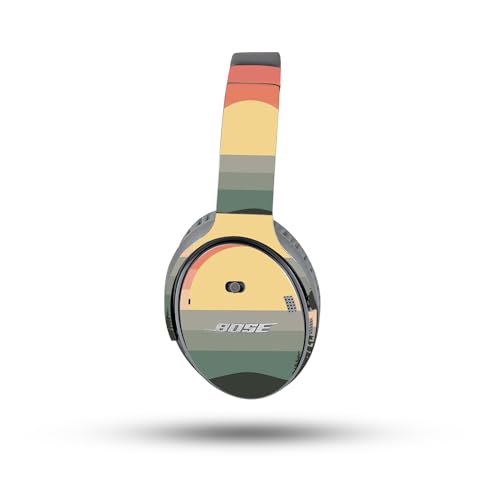 Image of MightySkins Skin Compatible with Bose QuietComfort 35 II Headphones - Sunset Forest | Protective, Durable, and Unique Vinyl Decal wrap Cover | Easy to Apply, Remove, and Change Styles