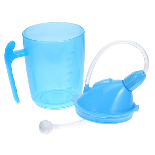 MOLUCKFU Elderly Drink Water Cup Maternity Care Prevention Design Unbreakable Drinking Cup for Bedridden Patients