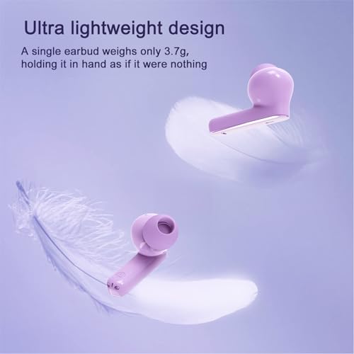 Wireless-Earbuds-True-Wireless-Bluetooth-53-Earbuds-with-Charging-Case-Stereo-Bluetooth-Headphones-with-Microphone-for-iPhone-Android-Smart-Cellphones-Purple