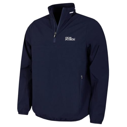Oscar Jacobson Mens Laguna Windproof Jacket - Navy - M