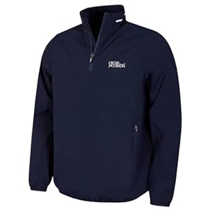Oscar Jacobson Mens Laguna Windproof Lightweight Quarter Zip Golf Jacket