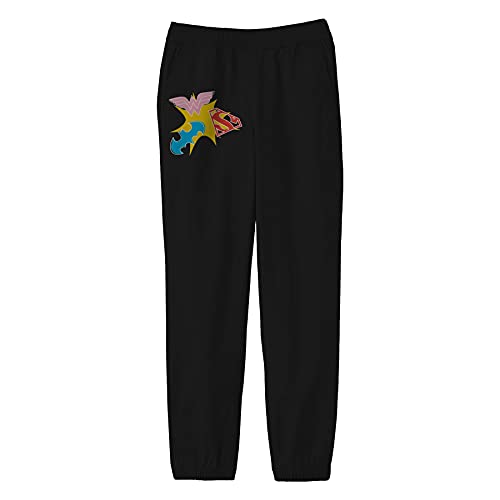 Boy's Black Justice League Icon Sweatpants-XS