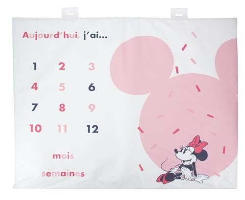 Tapis de jeu Minnie Confettis contre le sol froid 72.5x92x2.5cm