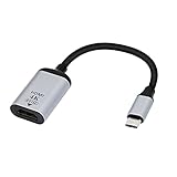 CERRXIAN Tipo C al adaptador de HDMI, 4K@60Hz USB C macho a HDMI hembra cable convertidor