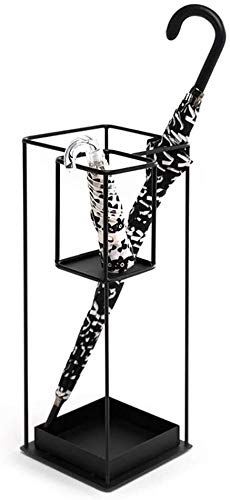 FALIYORS Umbrella Stand Umbrella Stand Umbrella Stand Single Screen Bucket Hotel Iron Art Umbrella Stand Entrance Hall Floor Storage Bucket Place