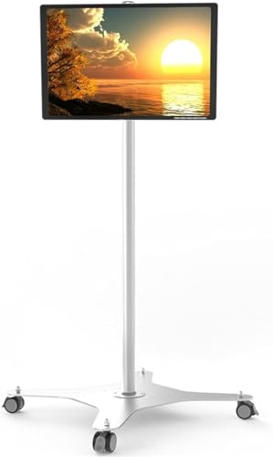 Soporte móvil ajustable para TV con ruedas