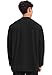 Cherokee Men’s Scrub Jacket Snap Front Medical with 3 Pockets, Knit Cuffs, Soft Fade Resistant 2-Way Stretch - WW360, S, Black
