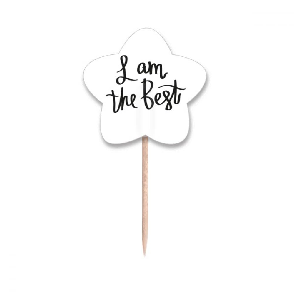 Cure-dents I Am The Best Art déco l'accessoire audacieux de vos repas