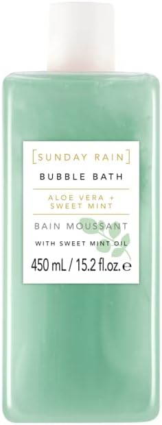 Sunday Rain Nourishing Luxury Uplifting Tropical Bubble Bath with Mango Butter and Coconut Oil, 450ml