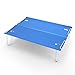 kowaku Folding Camping Table Folding Table Aluminum Alloy Compact Ultralight Outdoor Camping Furniture Beach Desk for Fishing Garden, Blue