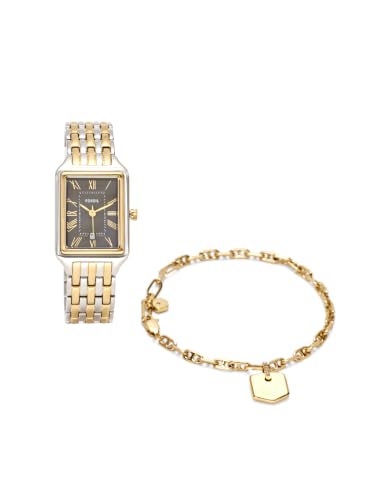 Fossil Orologio Raquel per donna, Movimento al quarzo a tre lancette con cinturino in acciaio inossidabile